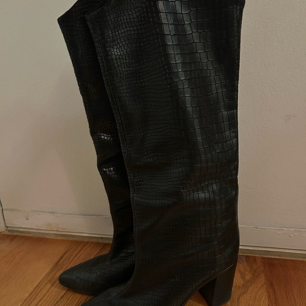 Schutz Maryana Block Heel Boots - Picture 3 of 4